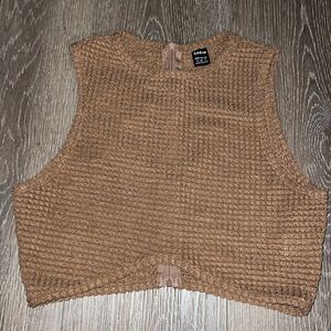 Cute SHEIN brown crop top